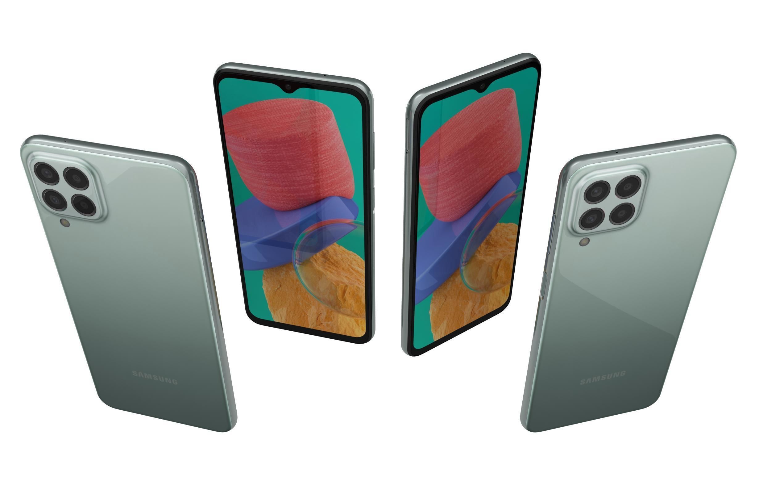 Samsung Galaxy M33 All Colors 3D model_32