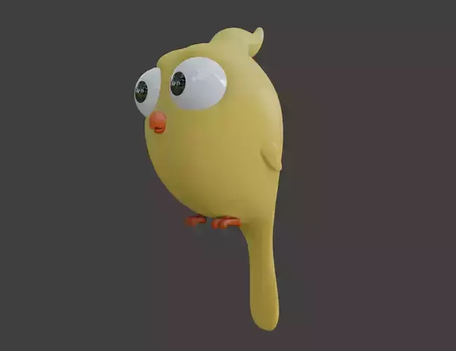 Cartoon Bird Not Rigged