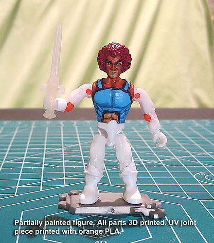 Mega Construx compatible Thundercats Lion-O figure - Custom 3D print model