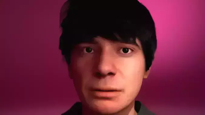 Bowl cut with sideburns Free 3D model