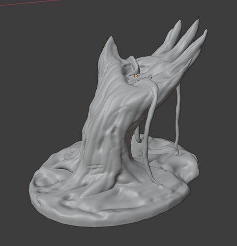 Reaching Tree 3D print model