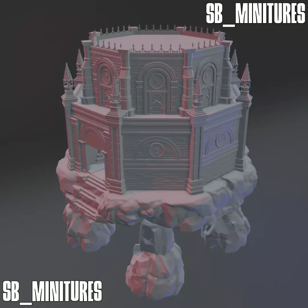 Wandering Building 3D print model_0