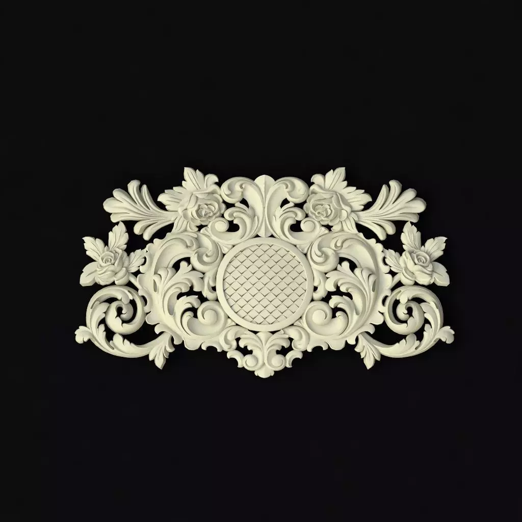 dekor ornate ornament 3D model_0