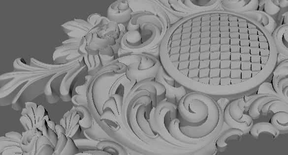 dekor ornate ornament 3D model_2