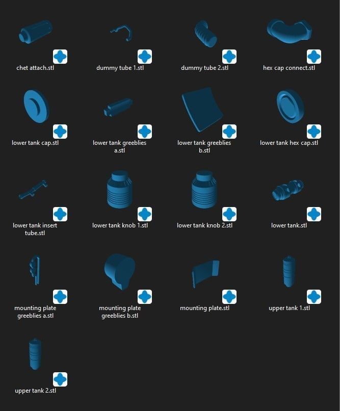 Space Trooper Backpack one12 scale and full size props 3D print model_2