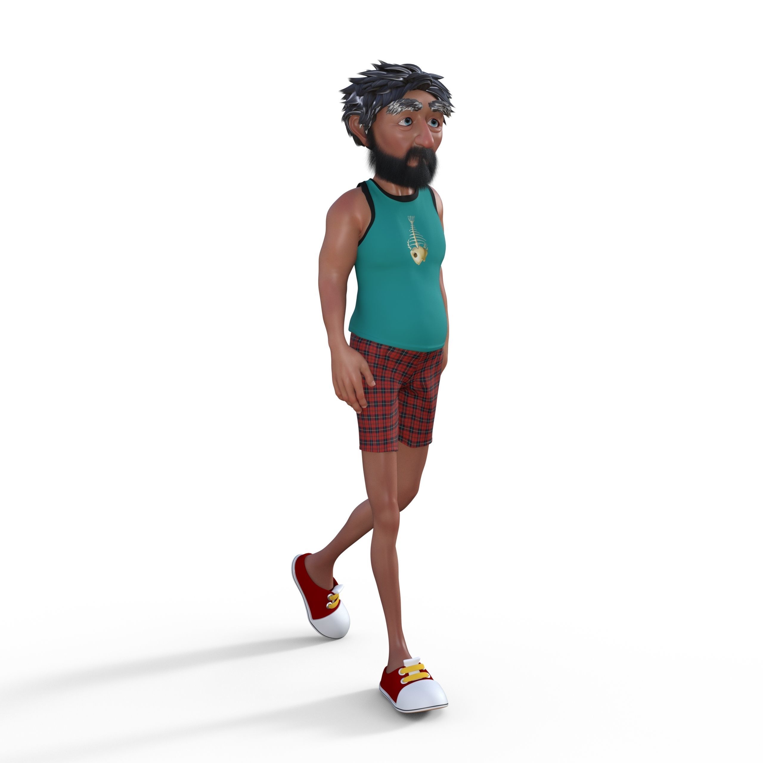 old buffer 3D model_2