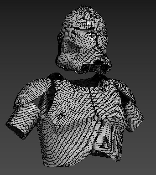 Phase 2 Clone Trooper One12 scale armor 3D Files 3D print model_5