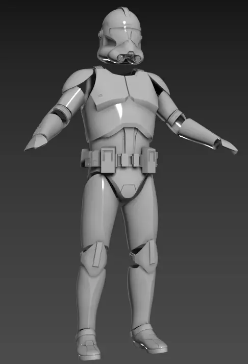 Phase 2 Clone Trooper One12 scale armor 3D Files 3D print model_0