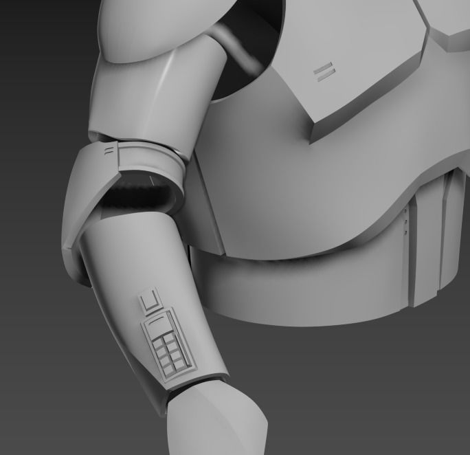 Phase 2 Clone Trooper One12 scale armor 3D Files 3D print model_7