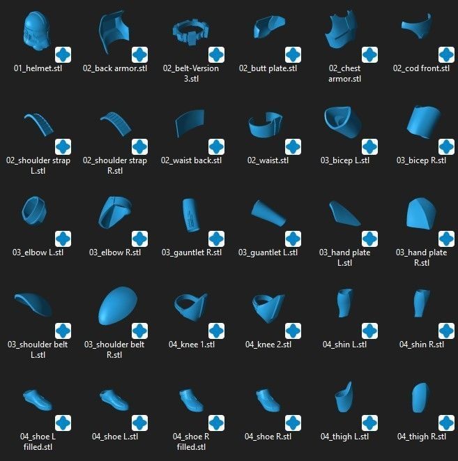 Phase 2 Clone Trooper One12 scale armor 3D Files 3D print model_8