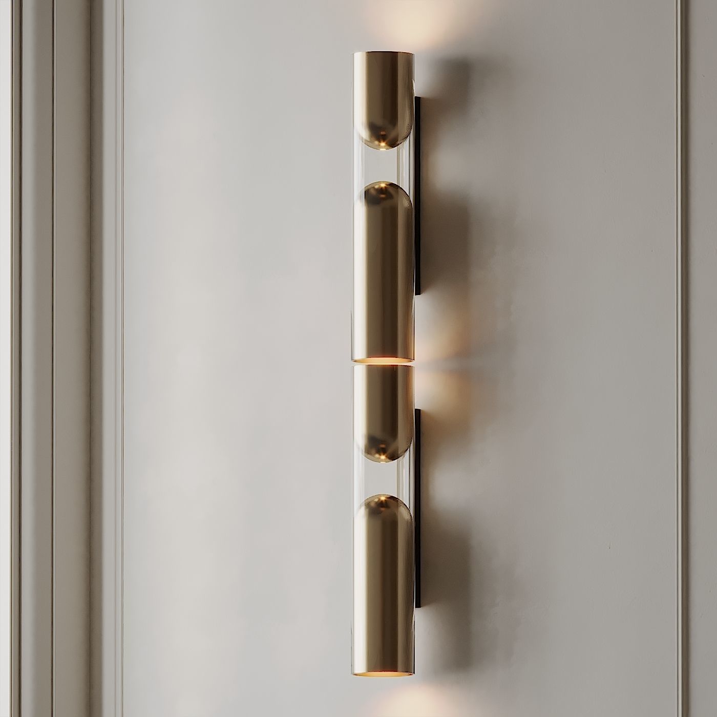 Clash Wall Sconce 3D model_2