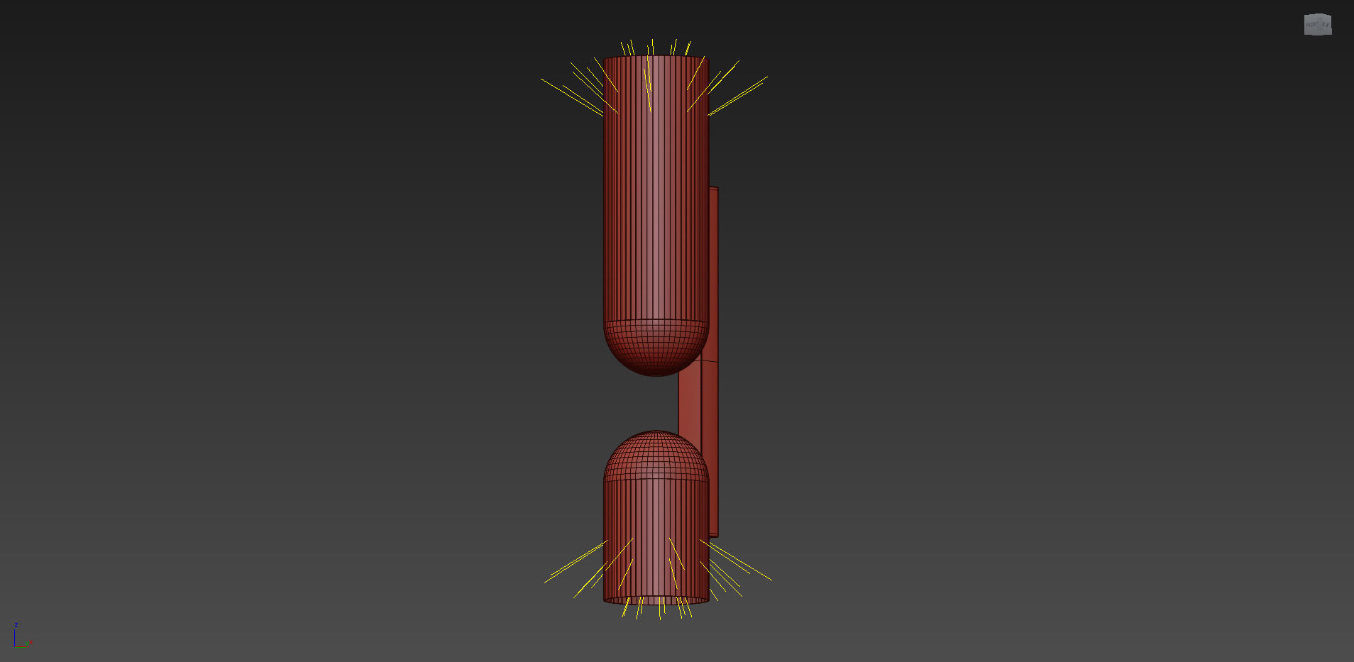 Clash Wall Sconce 3D model_5