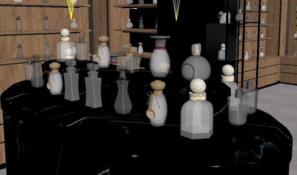 PERFUME SHOP 3D SCENE 3D model_36