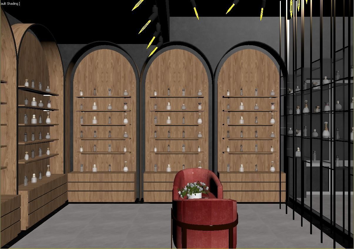 PERFUME SHOP 3D SCENE 3D model_45