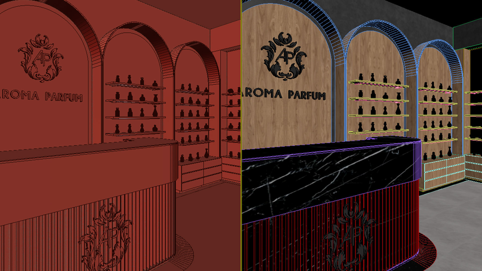 PERFUME SHOP 3D SCENE 3D model_48