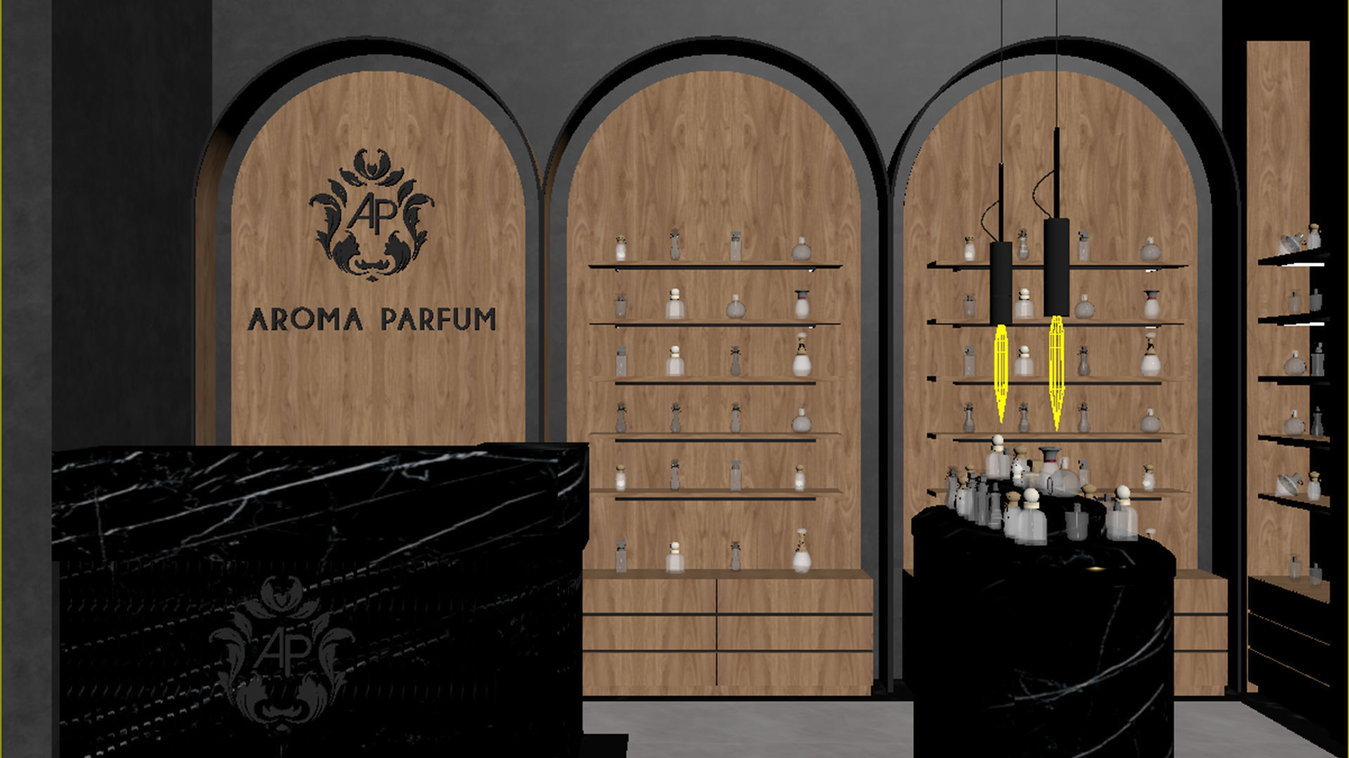 PERFUME SHOP 3D SCENE 3D model_49