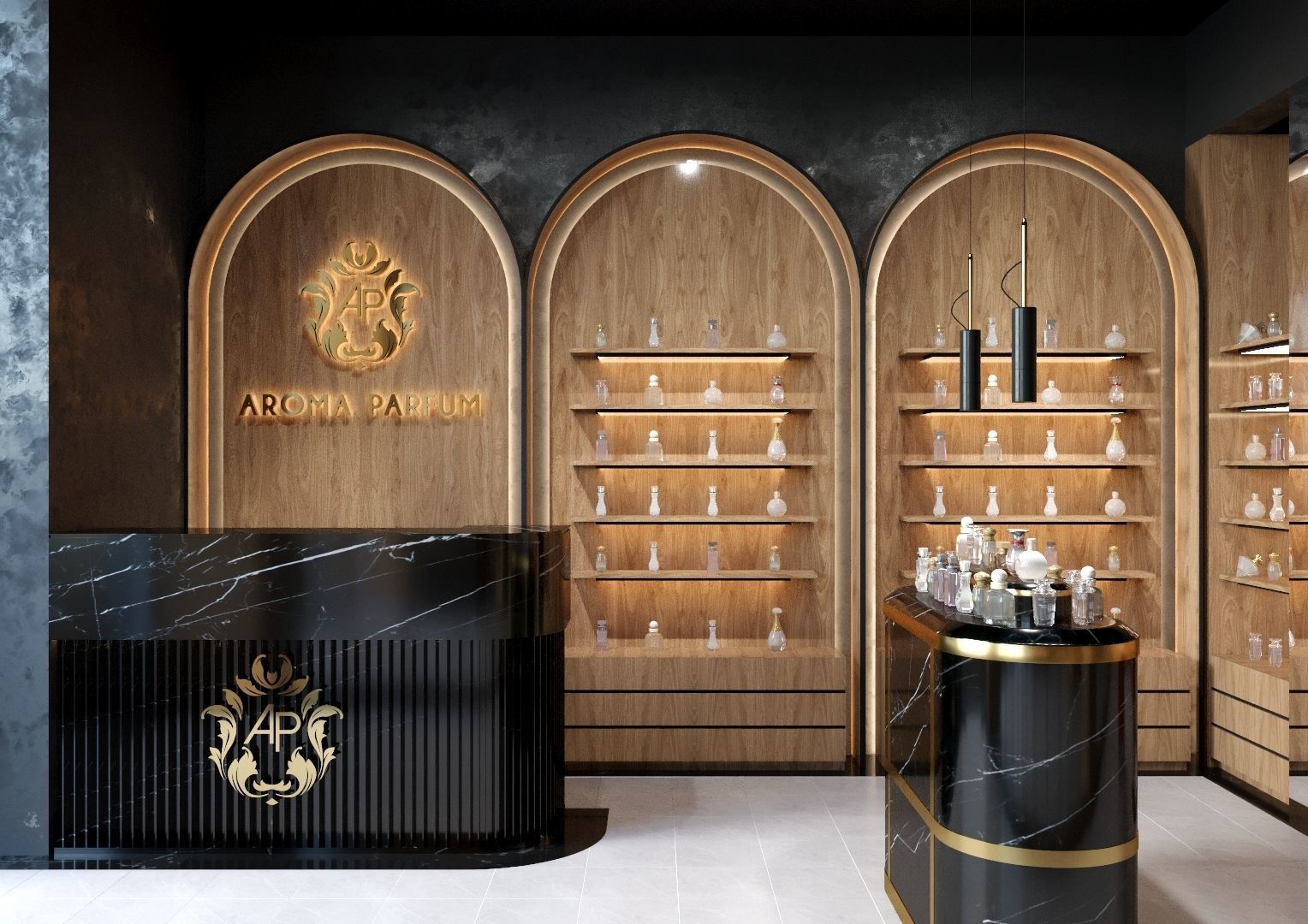 PERFUME SHOP 3D SCENE 3D model_2