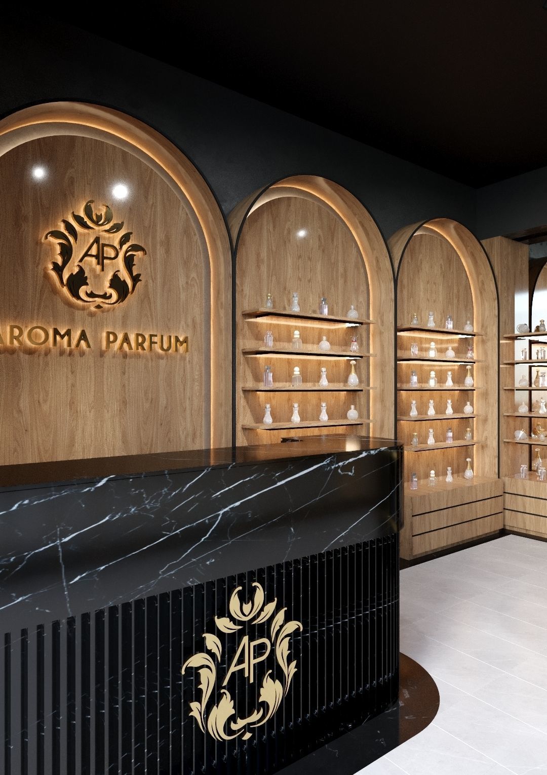 PERFUME SHOP 3D SCENE 3D model_1