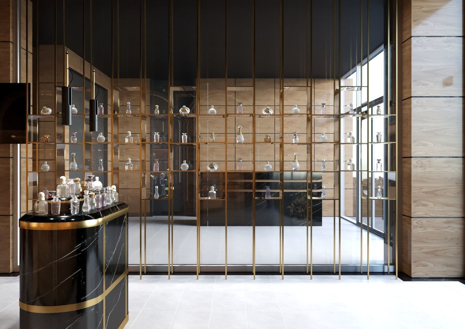 PERFUME SHOP 3D SCENE 3D model_11