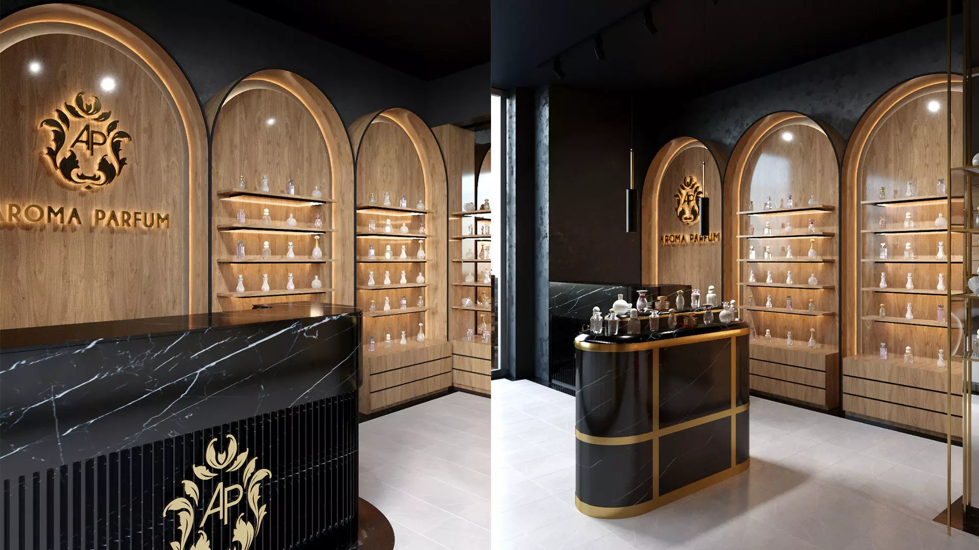 PERFUME SHOP 3D SCENE 3D model_0