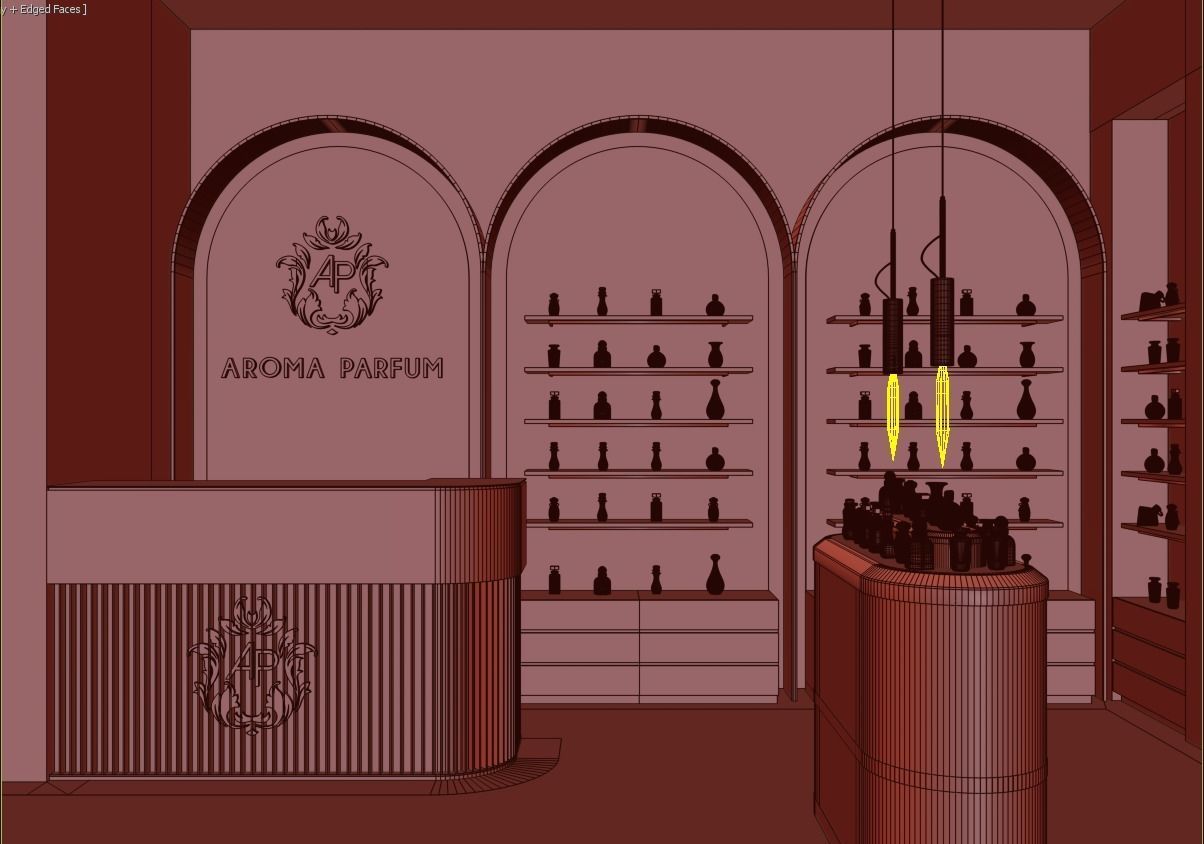 PERFUME SHOP 3D SCENE 3D model_44