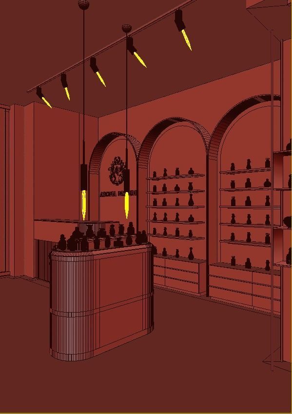PERFUME SHOP 3D SCENE 3D model_40