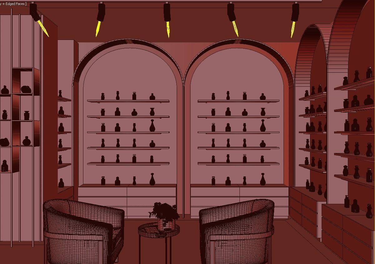 PERFUME SHOP 3D SCENE 3D model_24