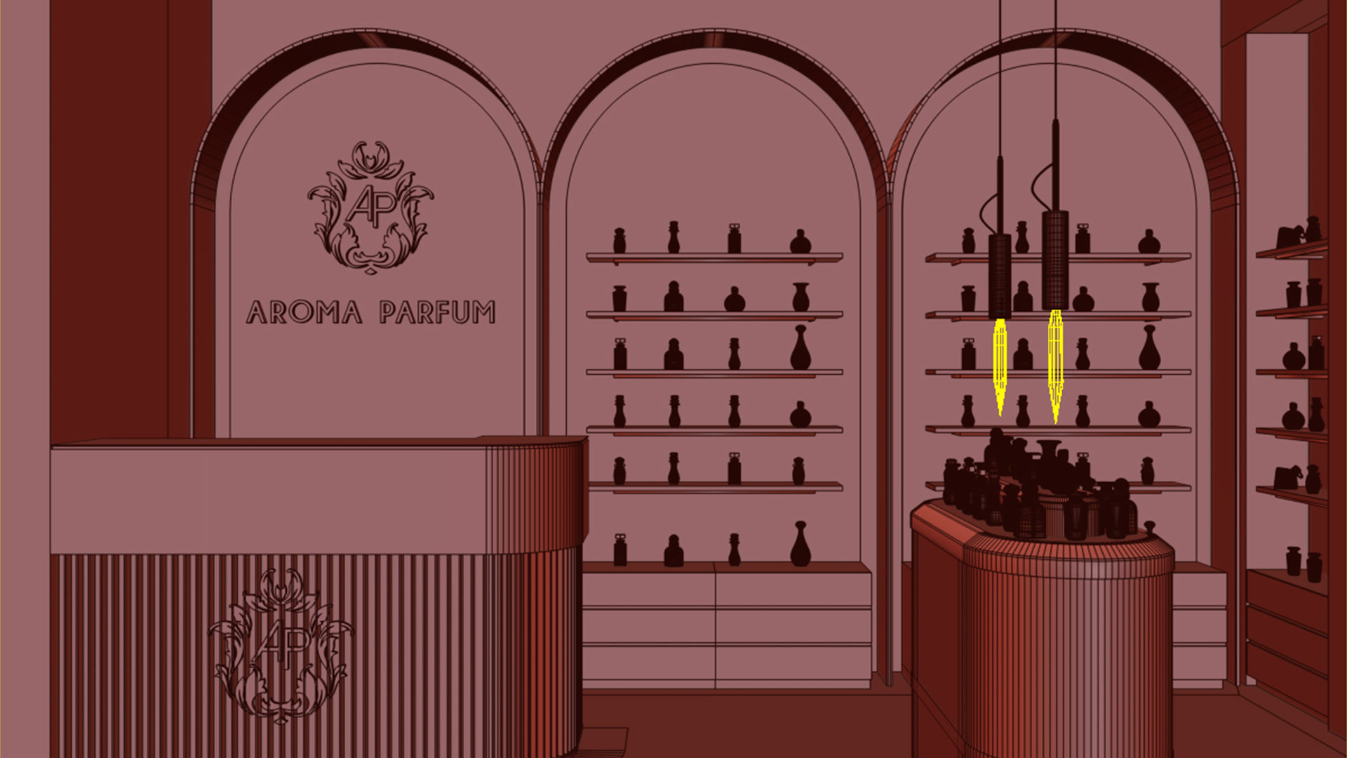 PERFUME SHOP 3D SCENE 3D model_50
