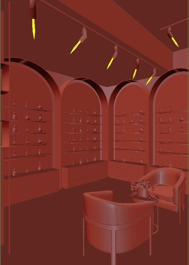 PERFUME SHOP 3D SCENE 3D model_21