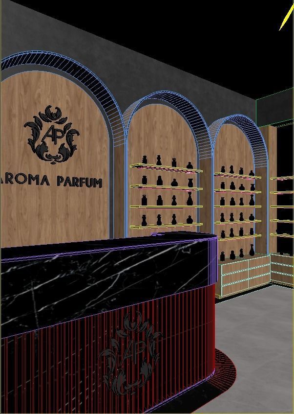 PERFUME SHOP 3D SCENE 3D model_41