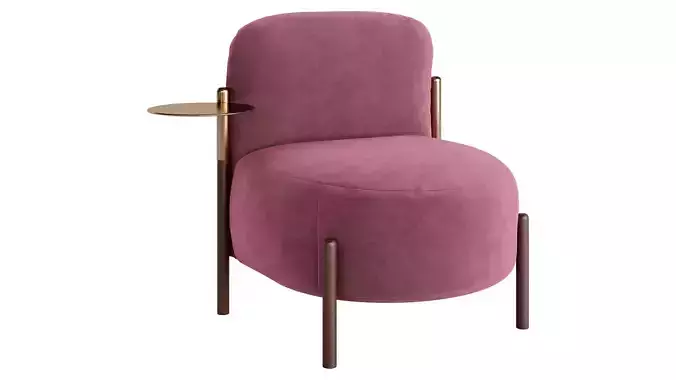 Flag Armchair by Bolzan Letti 3D model