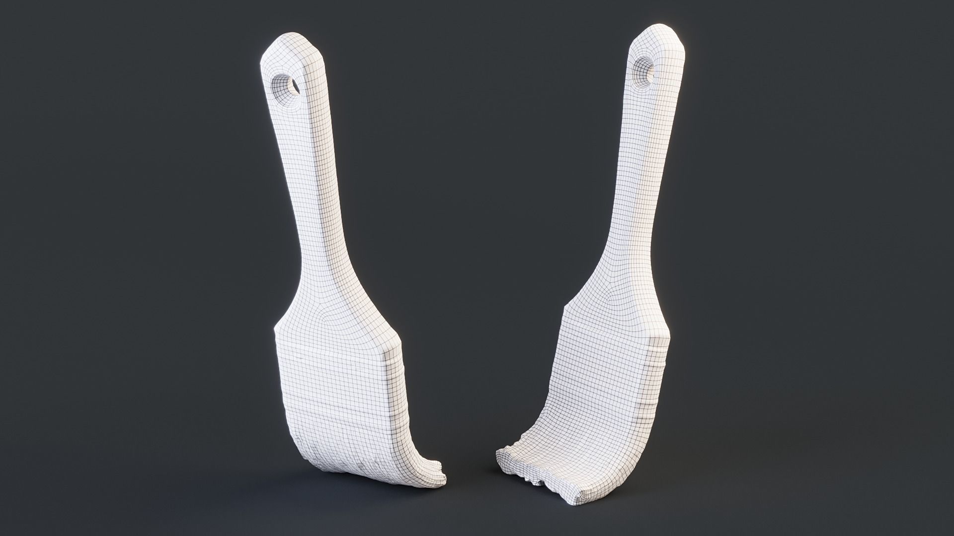 Used Paint Brush PBR 3D model_19