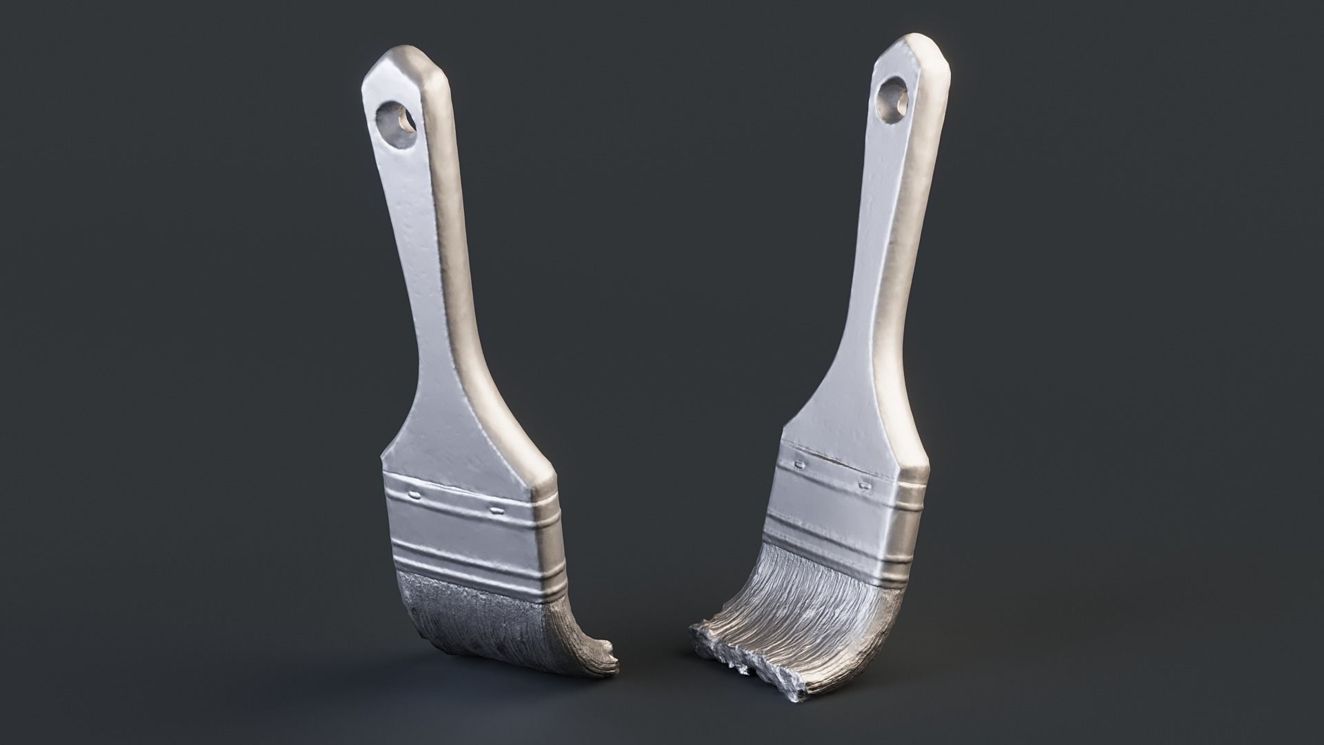 Used Paint Brush PBR 3D model_18