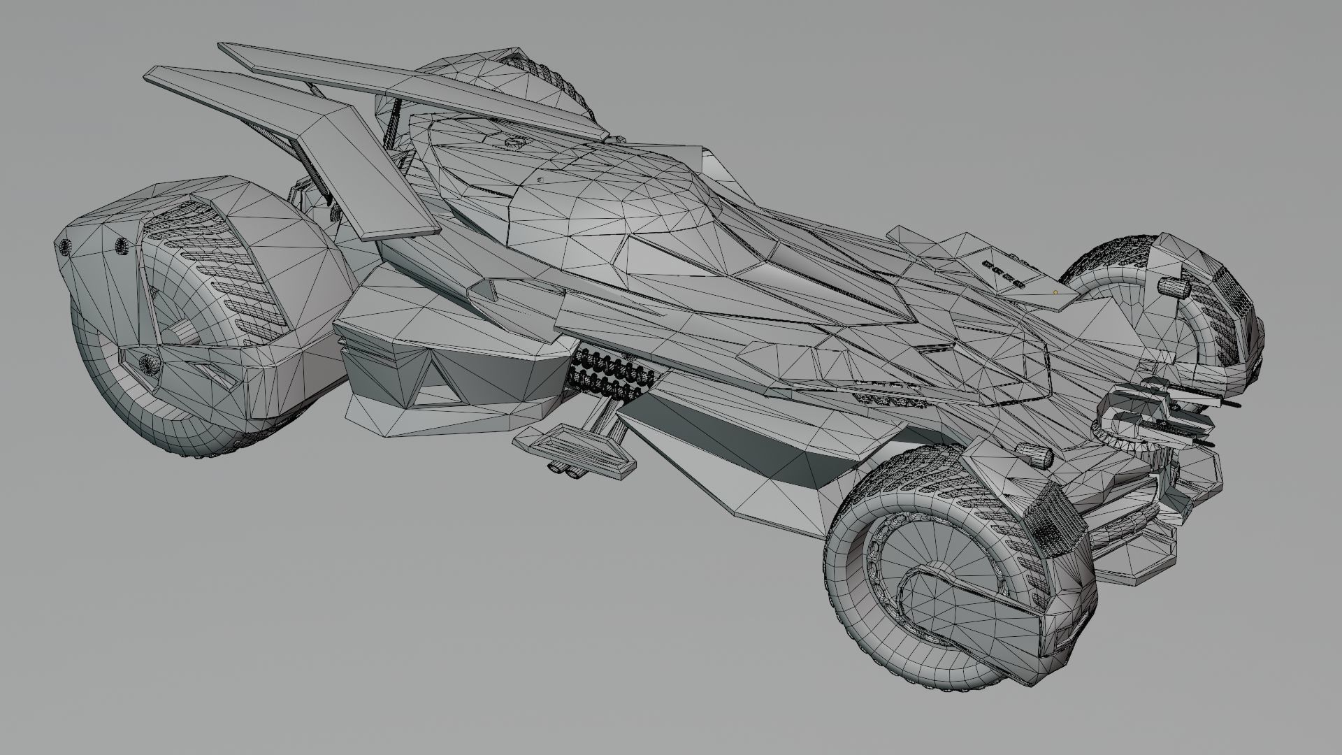 Batmobile Batman vs Superman 3D model_15