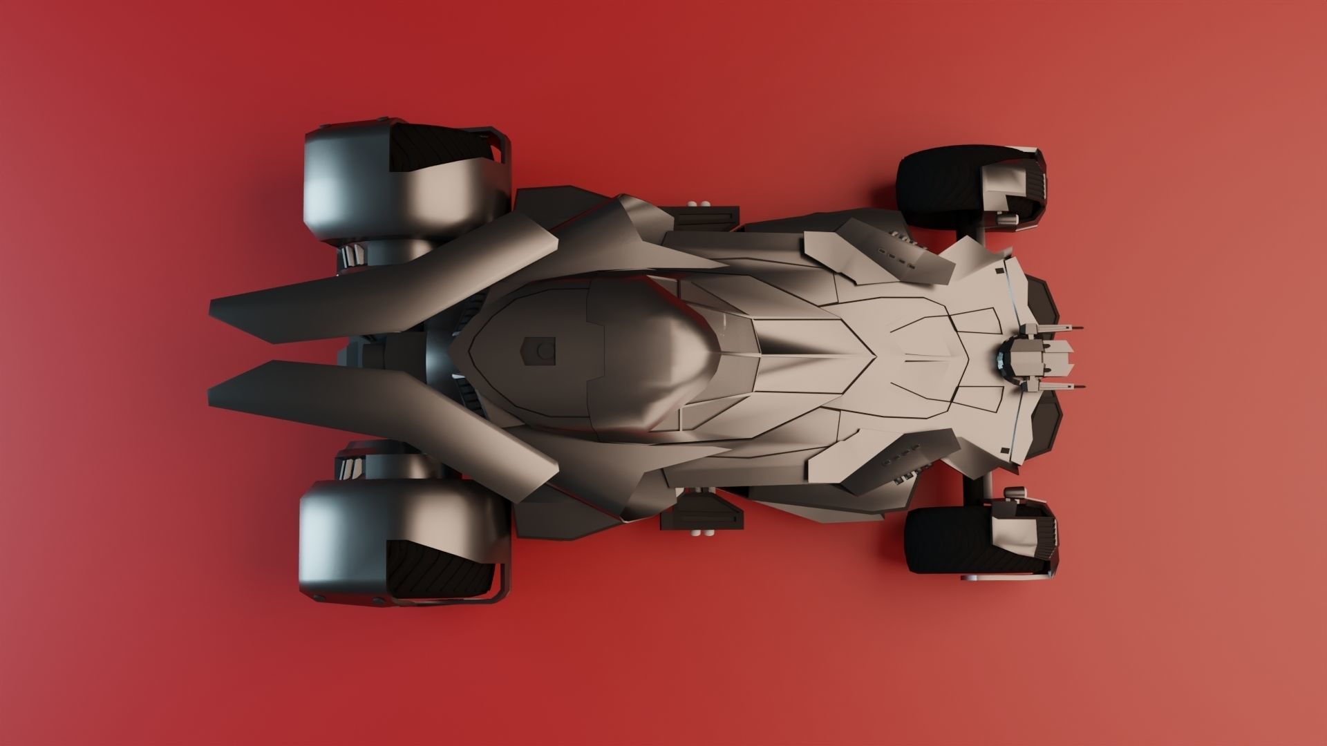 Batmobile Batman vs Superman 3D model_8