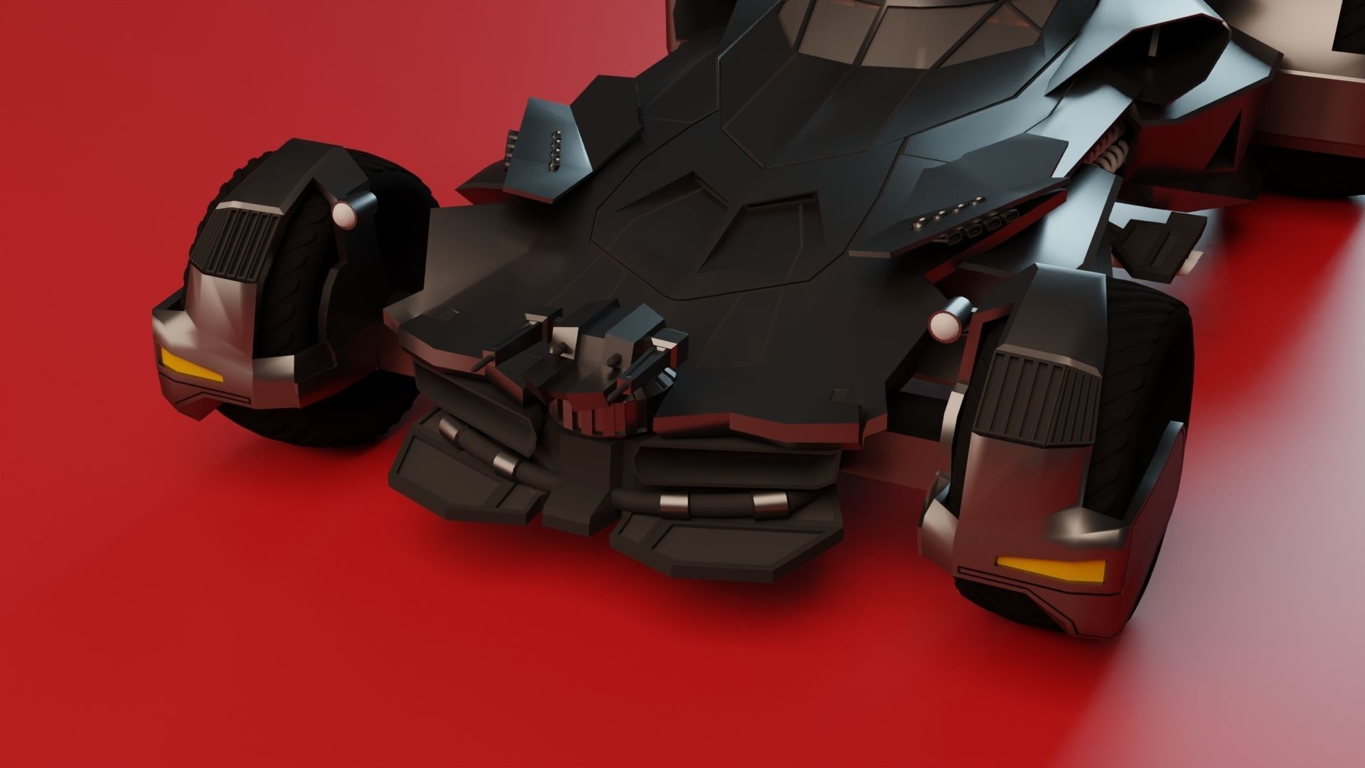 Batmobile Batman vs Superman 3D model_10