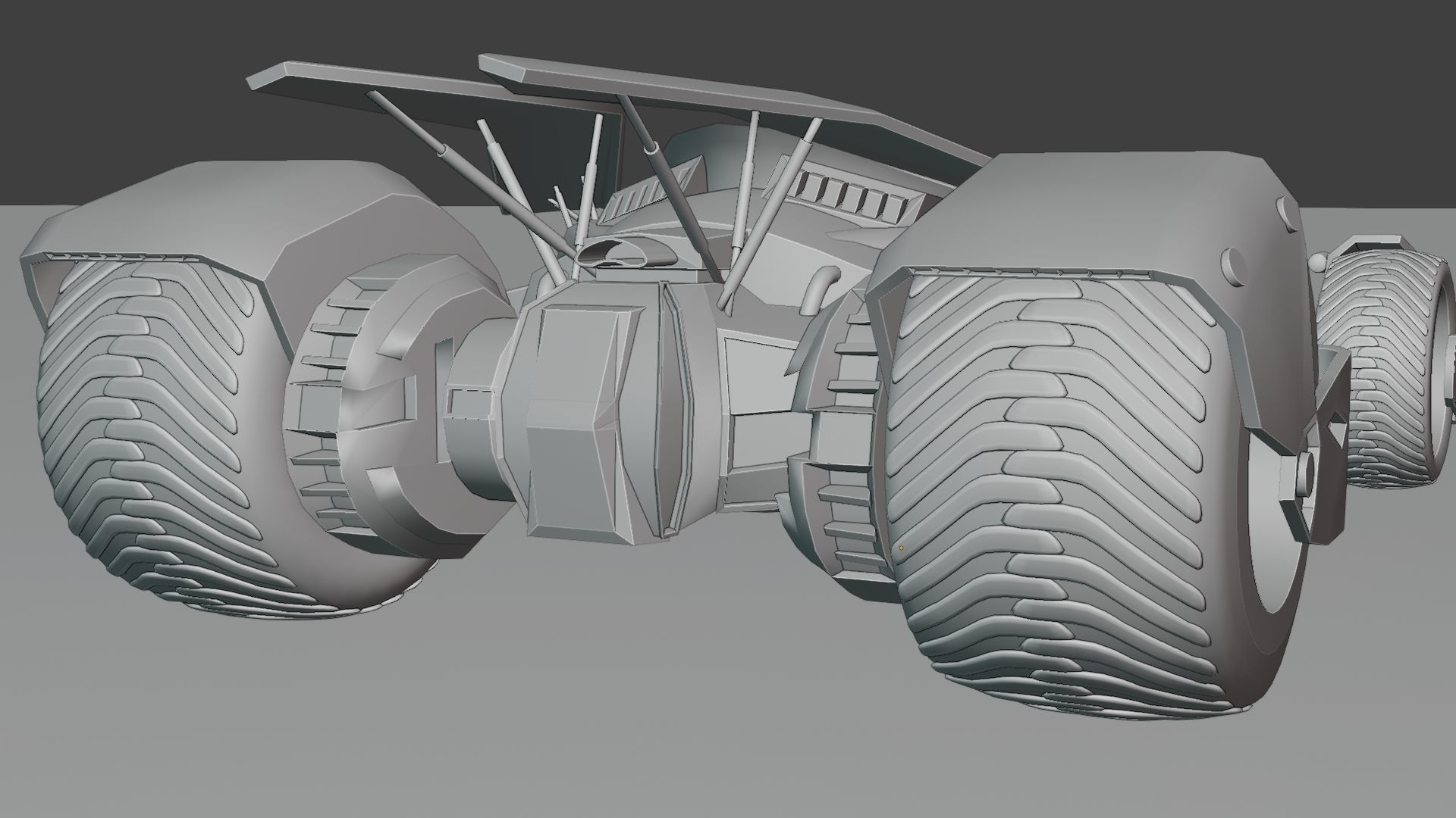 Batmobile Batman vs Superman 3D model_22