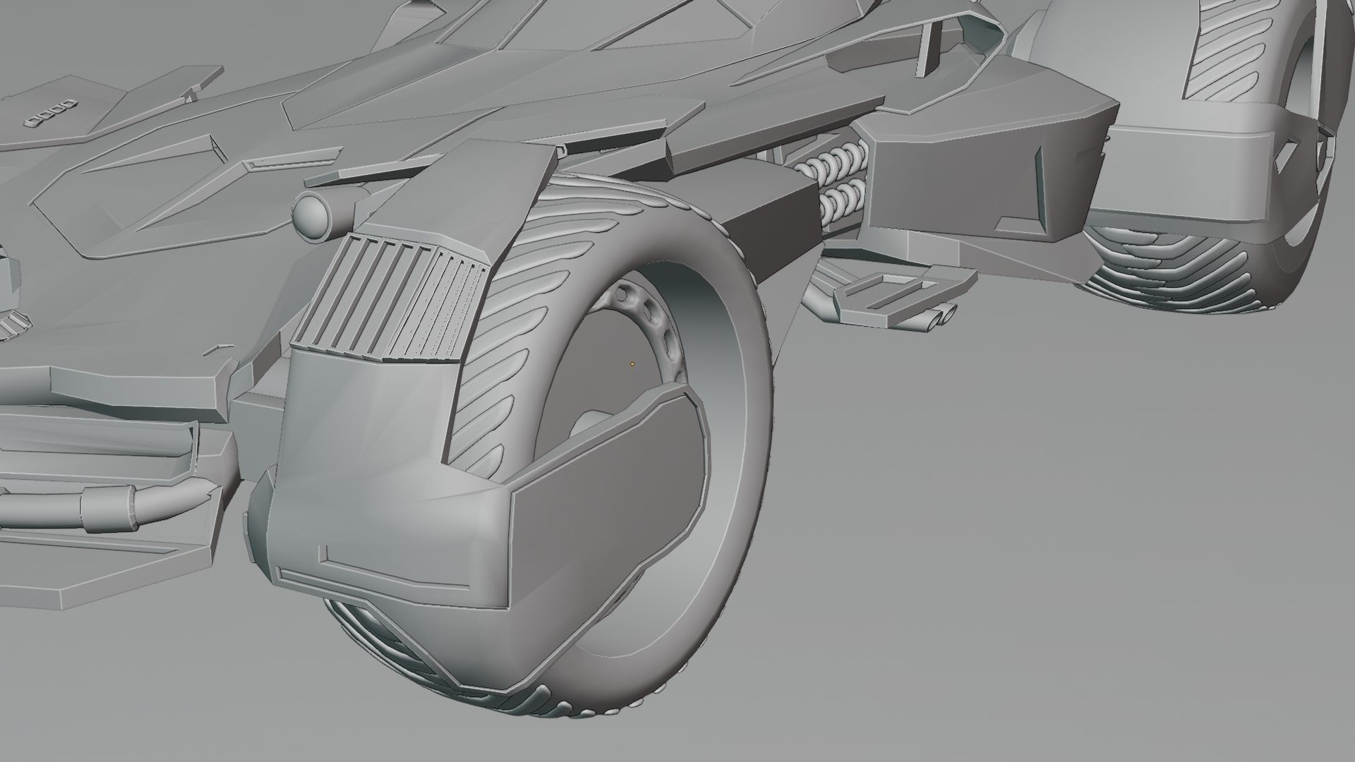 Batmobile Batman vs Superman 3D model_21