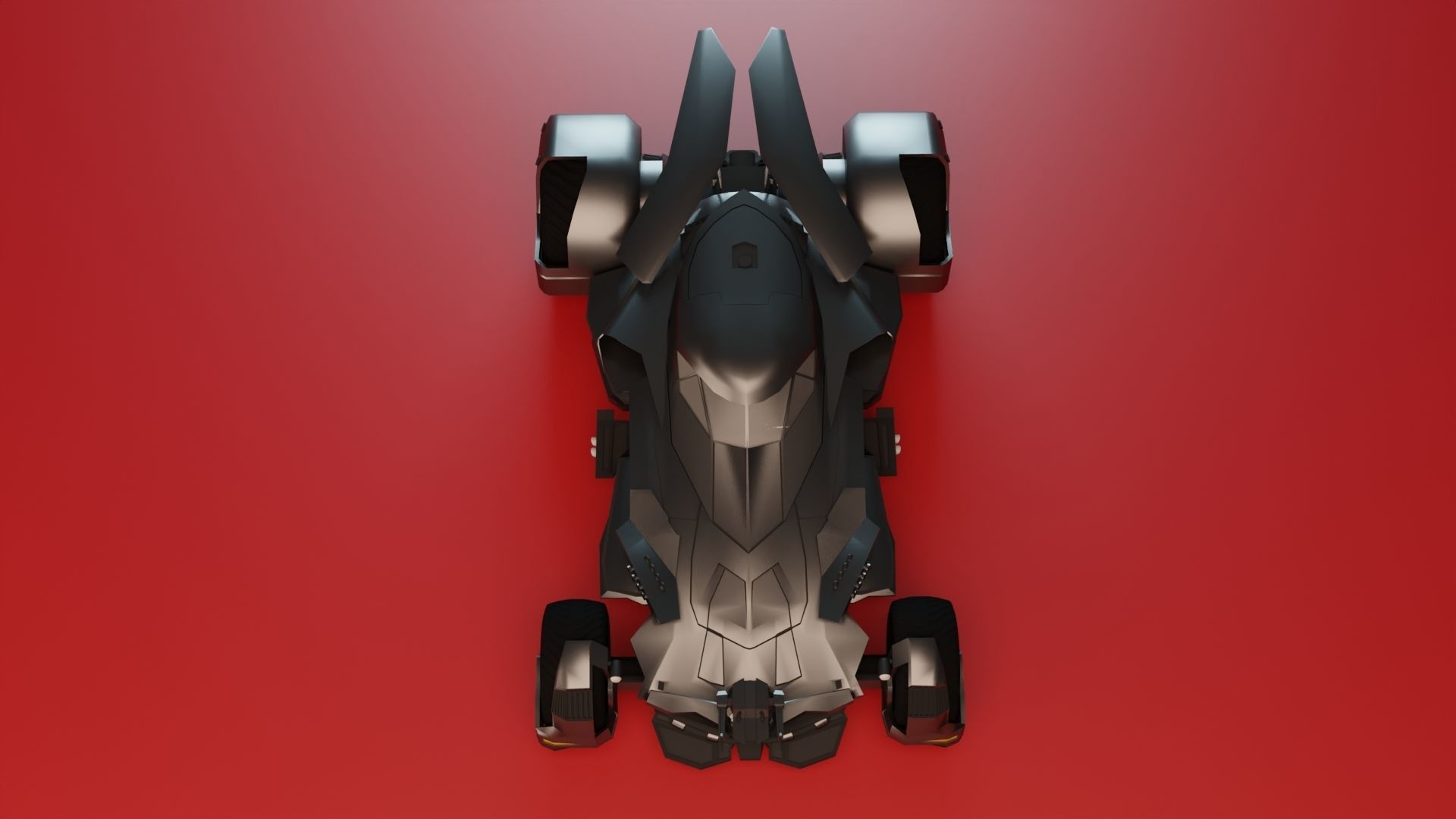 Batmobile Batman vs Superman 3D model_9