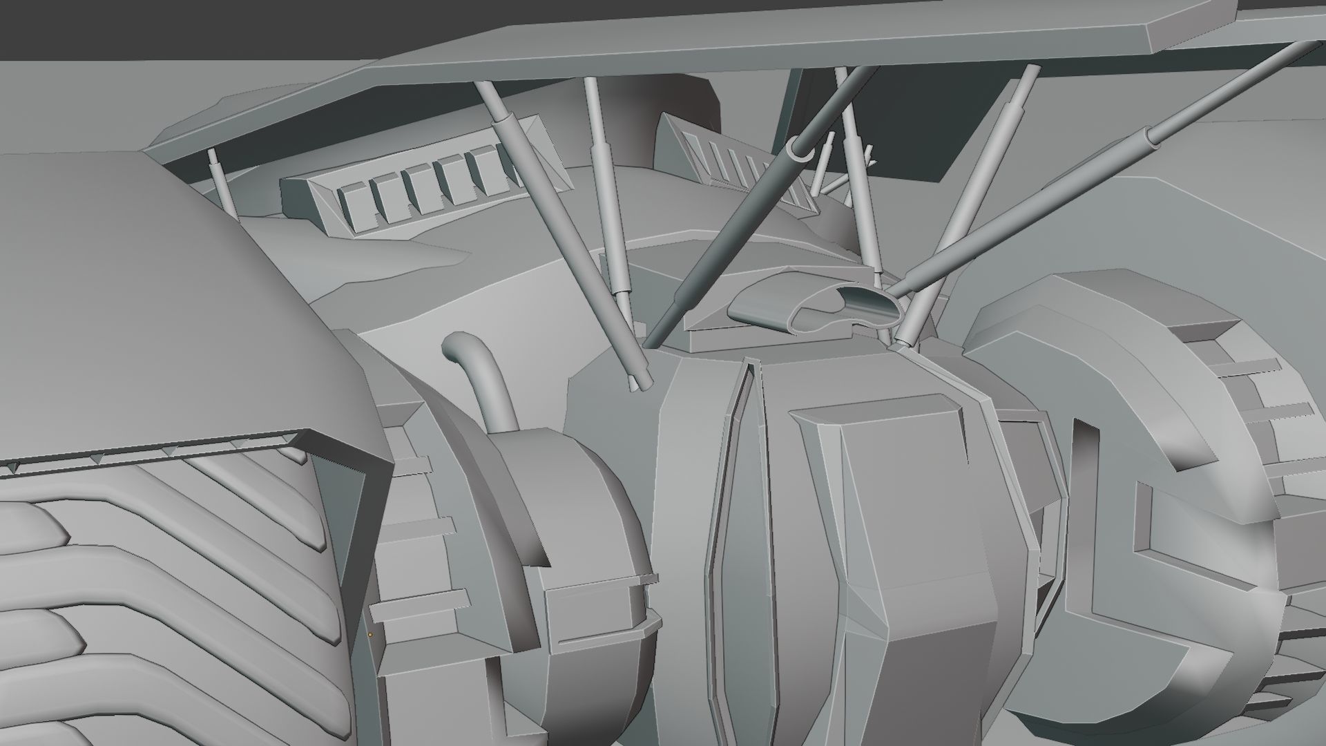 Batmobile Batman vs Superman 3D model_23