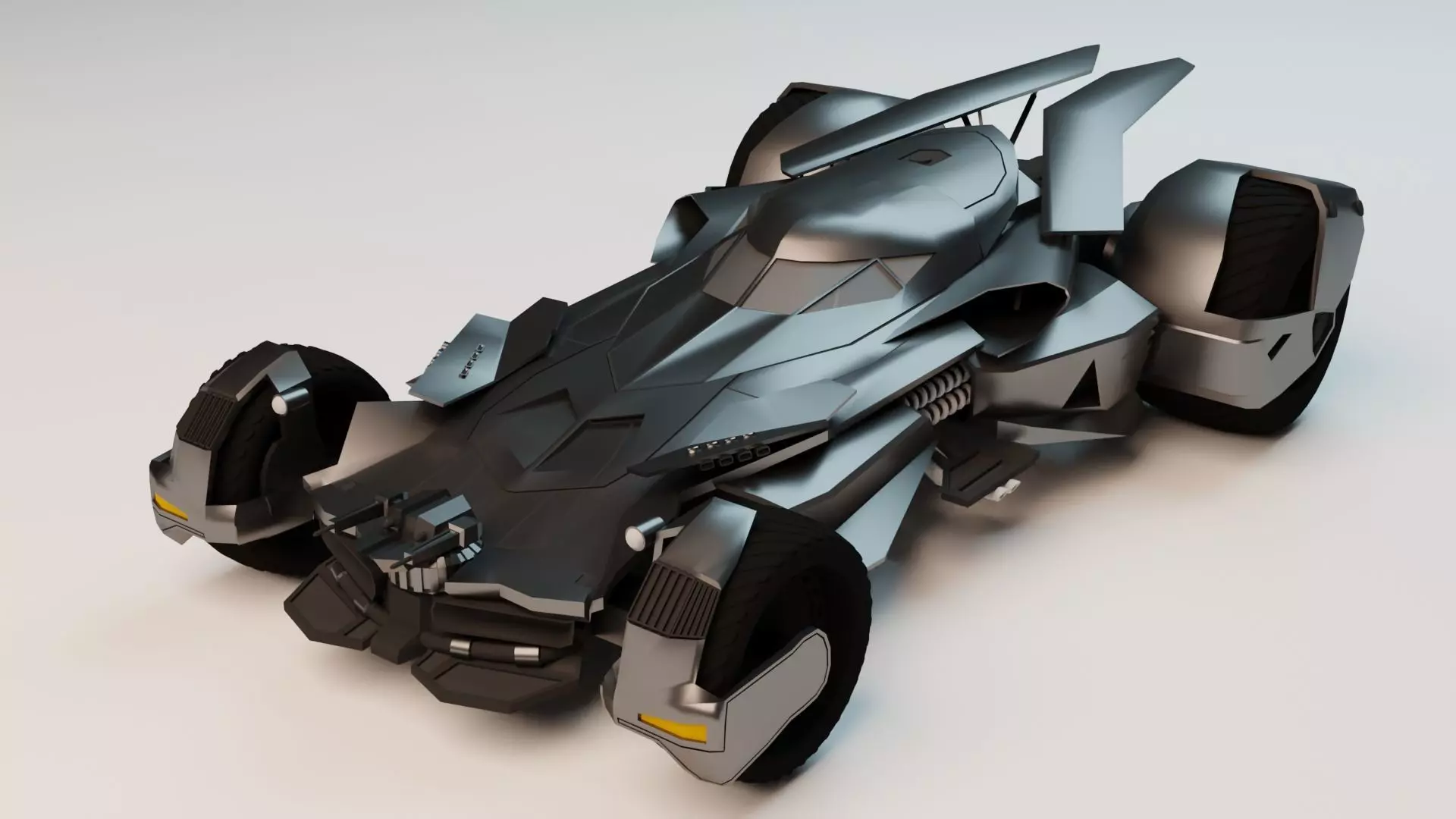 Batmobile Batman vs Superman 3D model_0