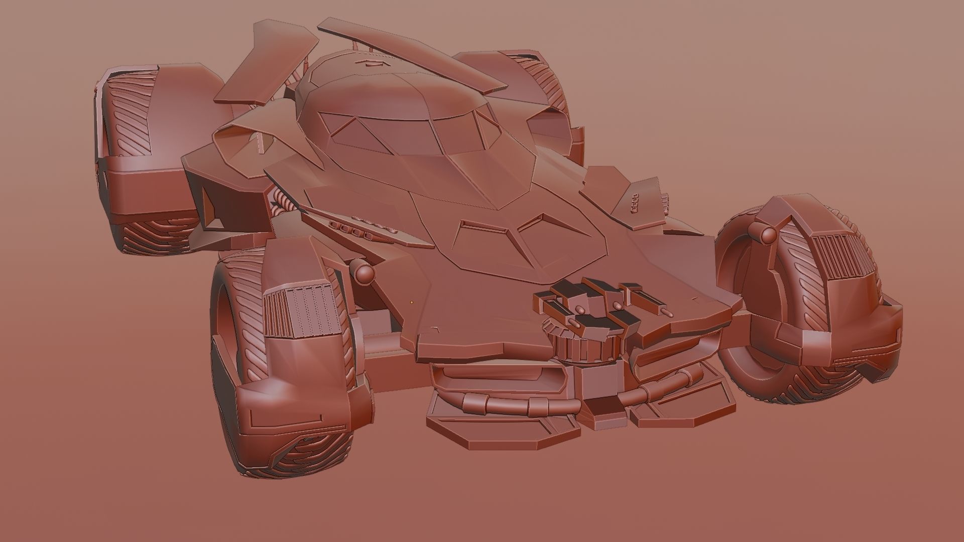 Batmobile Batman vs Superman 3D model_26