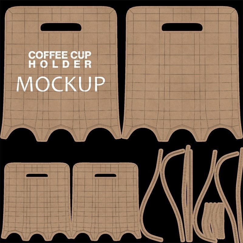 Coffee Cup Holder 3D model_19