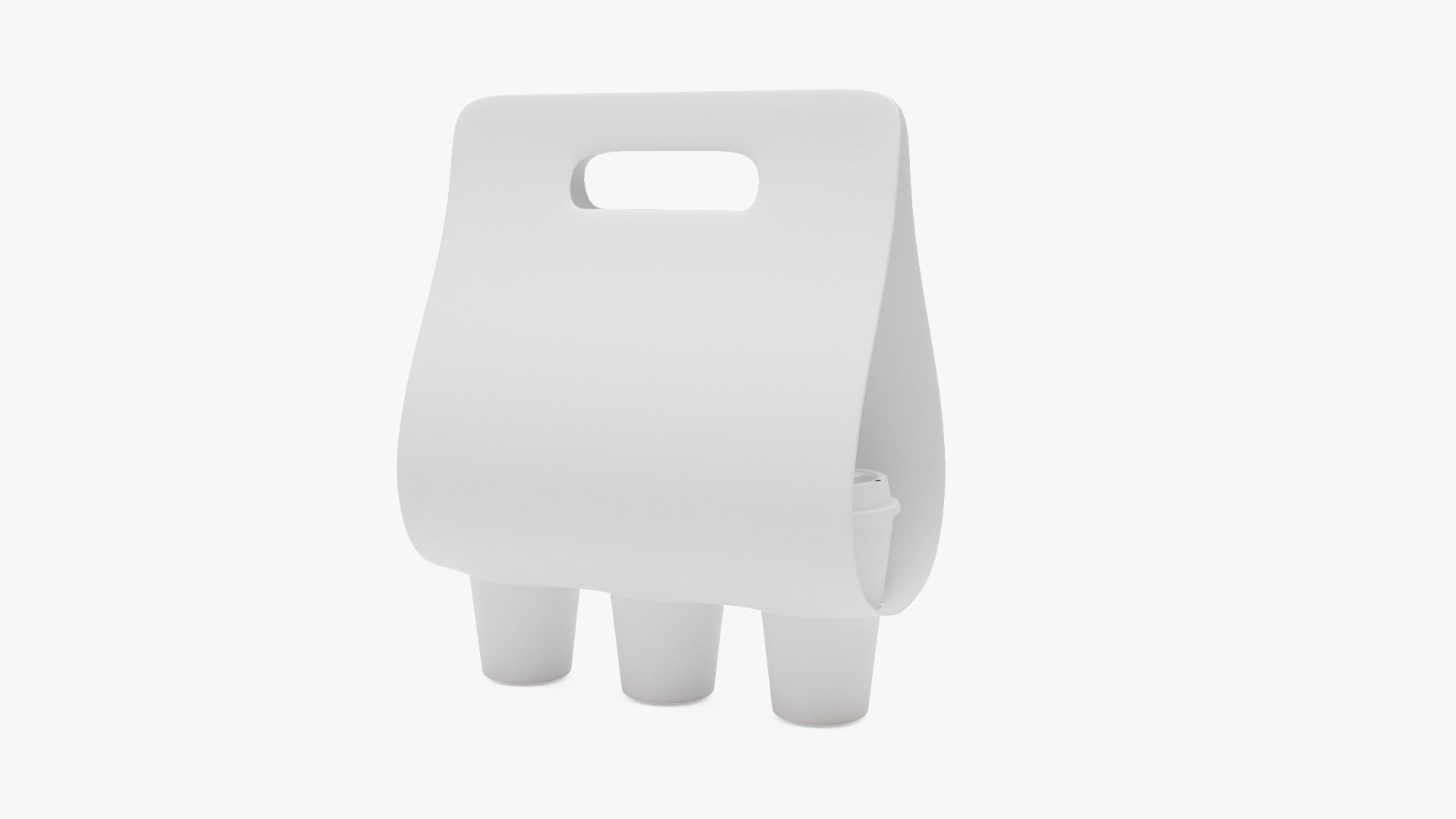 Coffee Cup Holder 3D model_6