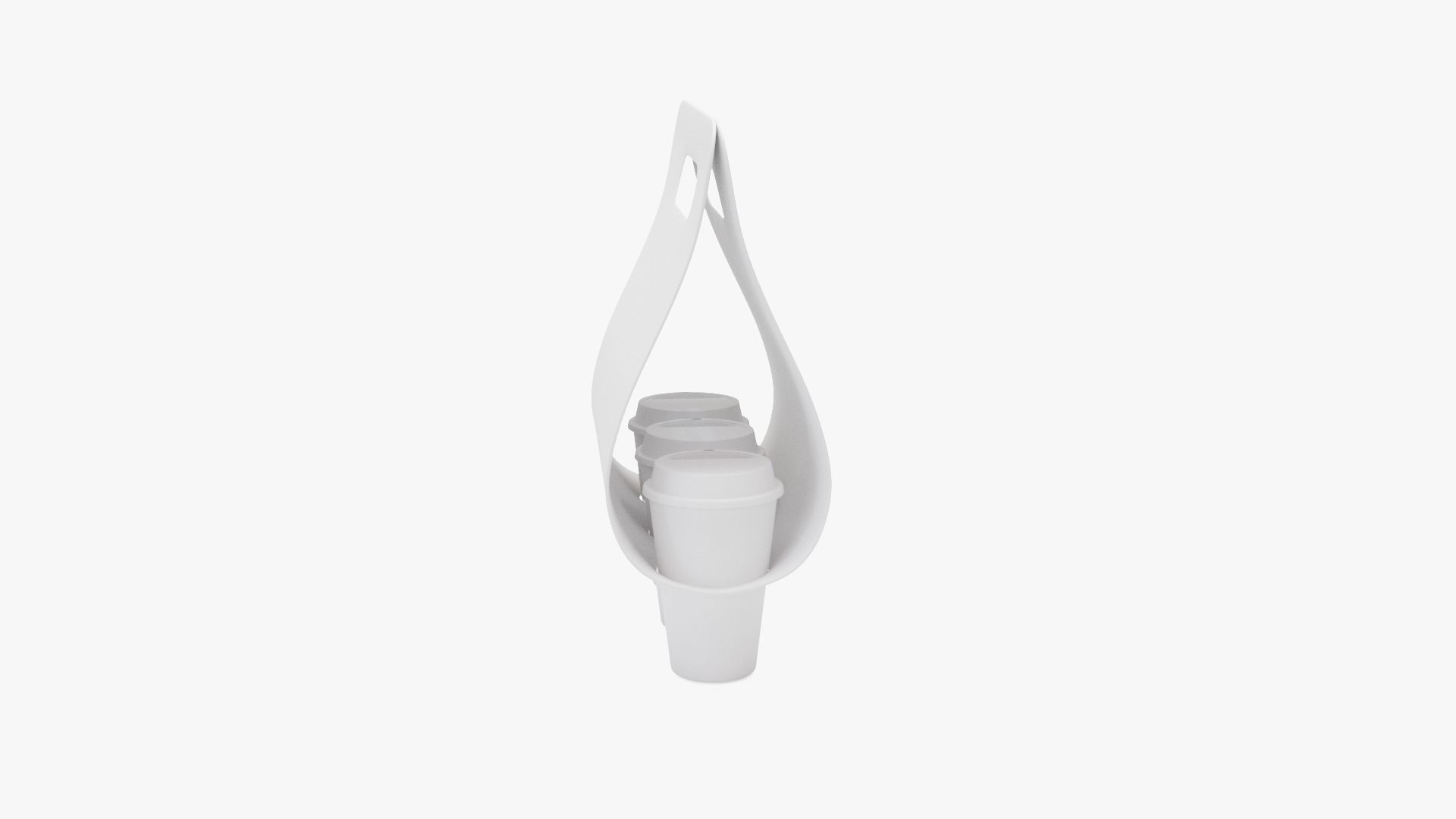 Coffee Cup Holder 3D model_10
