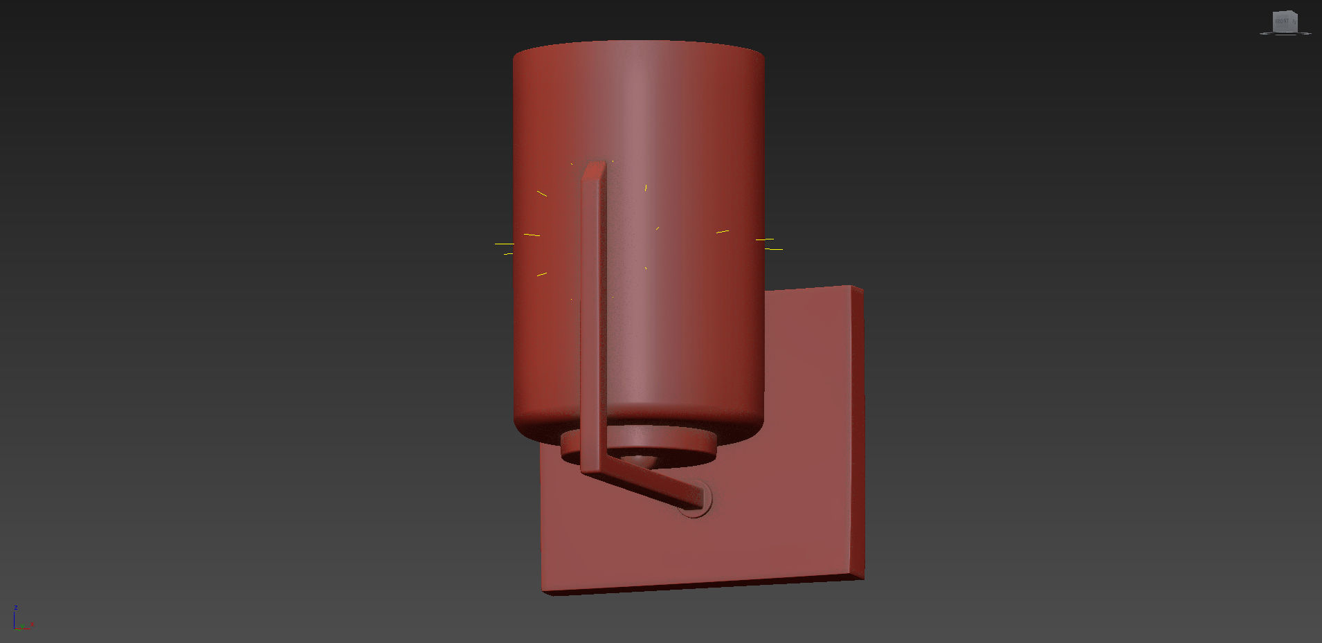 Murale DART Wall Sconce 3D model_7