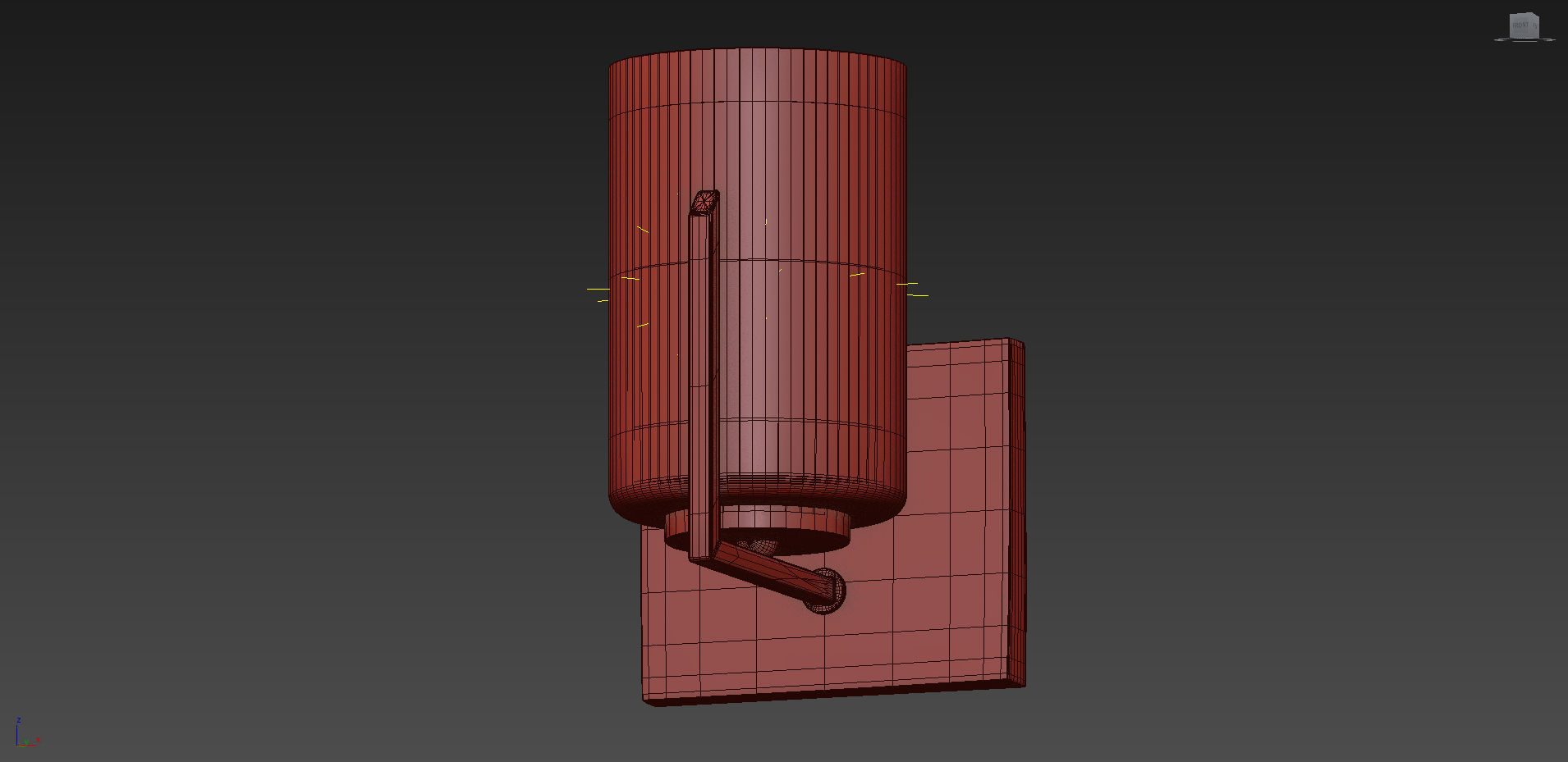 Murale DART Wall Sconce 3D model_6