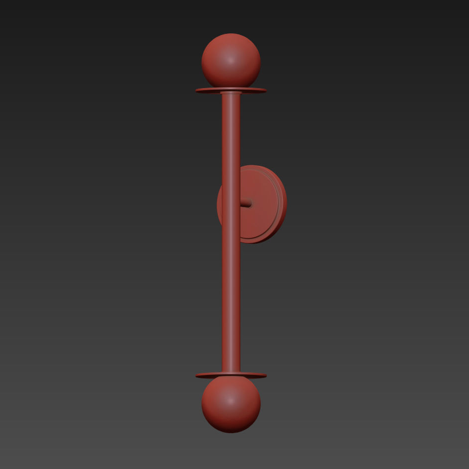 Murale Nodes Wall Sconce 3D model_4