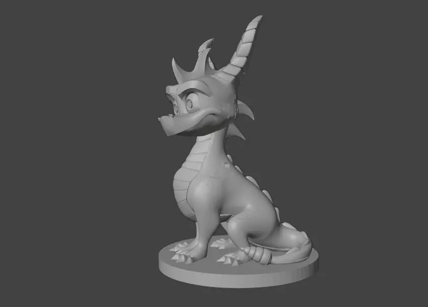 Spyro high quality model  3D print model_0