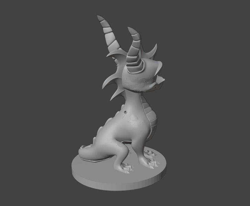 Spyro high quality model  3D print model_2